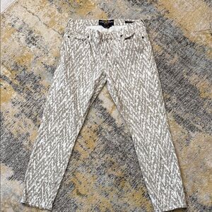 Lucky Brand Sofia Capri Patterned Pants